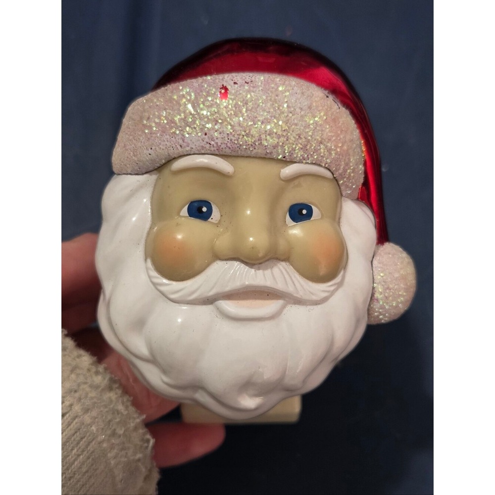 Bath & Body Works Wallflower Plugin Diffuser Santa Claus Head Christmas - Picture 5 of 5
